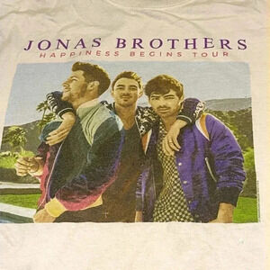 2019 Jonas Brothers Happiness Begins Concert Tour short sleeve t-shirt size lg